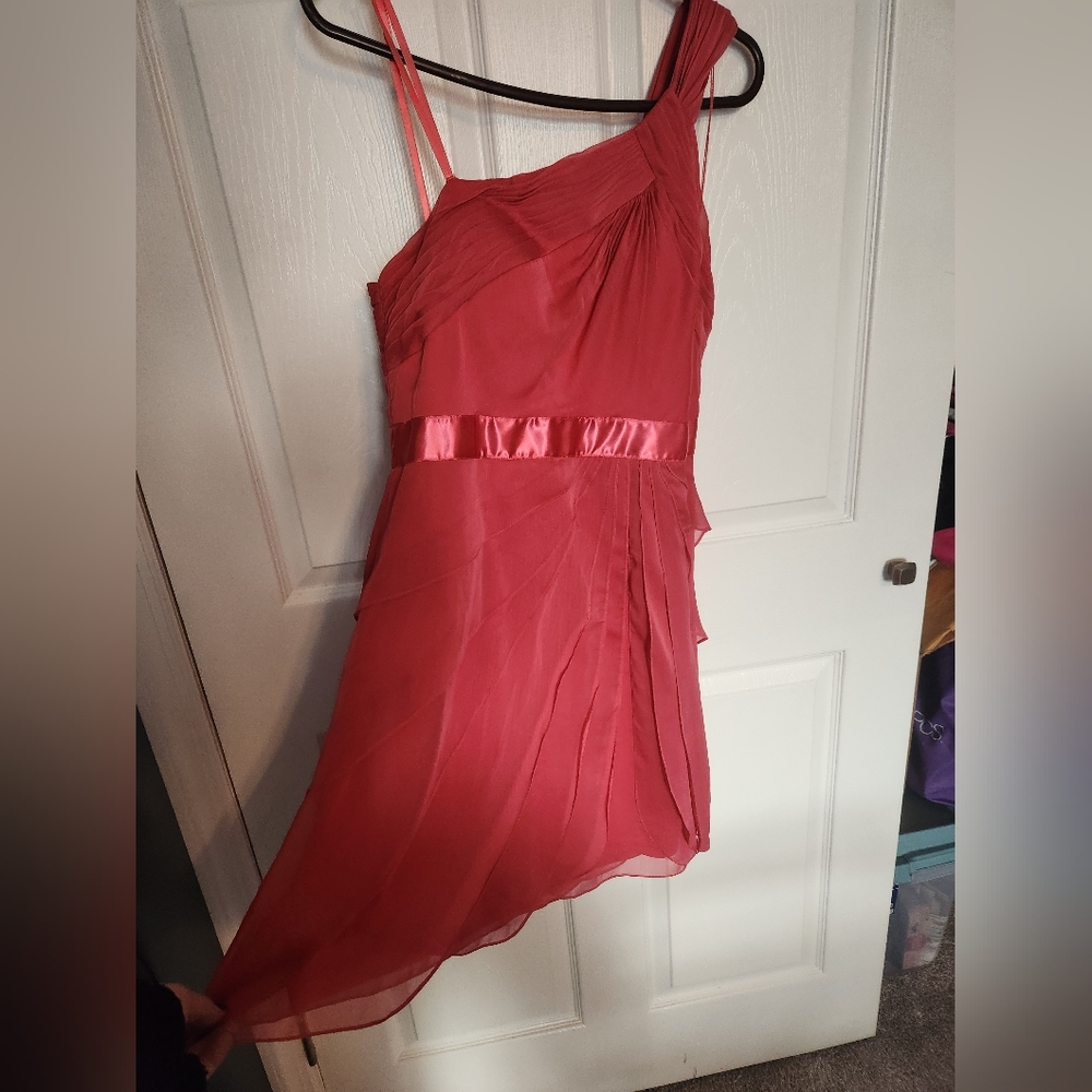 Melon pink dress Adrianna Papell Size 10